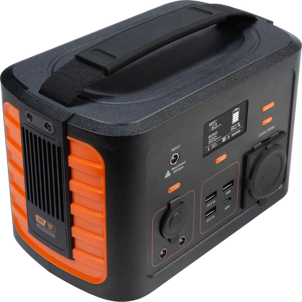 Xtorm Portable Power Station 300 Powerbank Zwart/Oranje online kopen