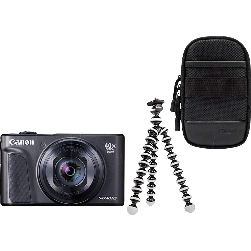 Canon Powershot SX740 HS Travel Kit-20,3 megapixel CMOS-sensor 40x optische zoom 4K video