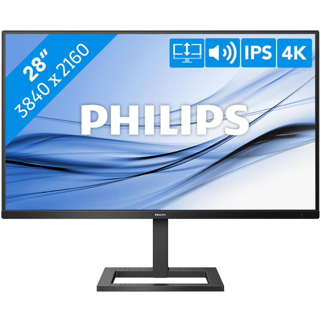 Philips 288E2UAE/00-28 inch  3840 x 2160 resolutie  Displayport, hdmi