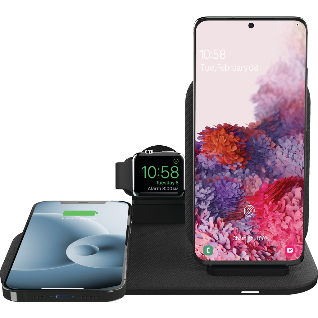 Mophie Universele Wireless Qi Draadloos Charging Opladen Stand Plus - Zwart