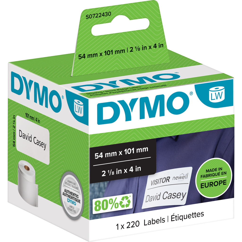 Afbeelding van product Labels voor Dymo LabelWriters