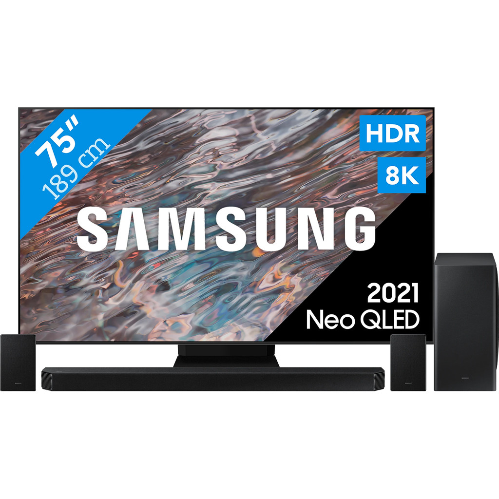 Samsung Neo QLED 8K 75QN800A (2021) + Soundbar