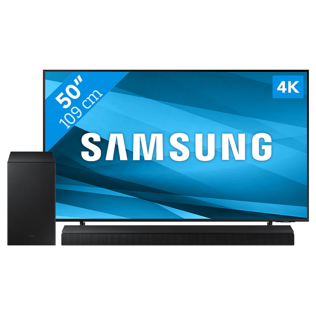 Samsung Crystal UHD 50AU8000 (2021) + Soundbar