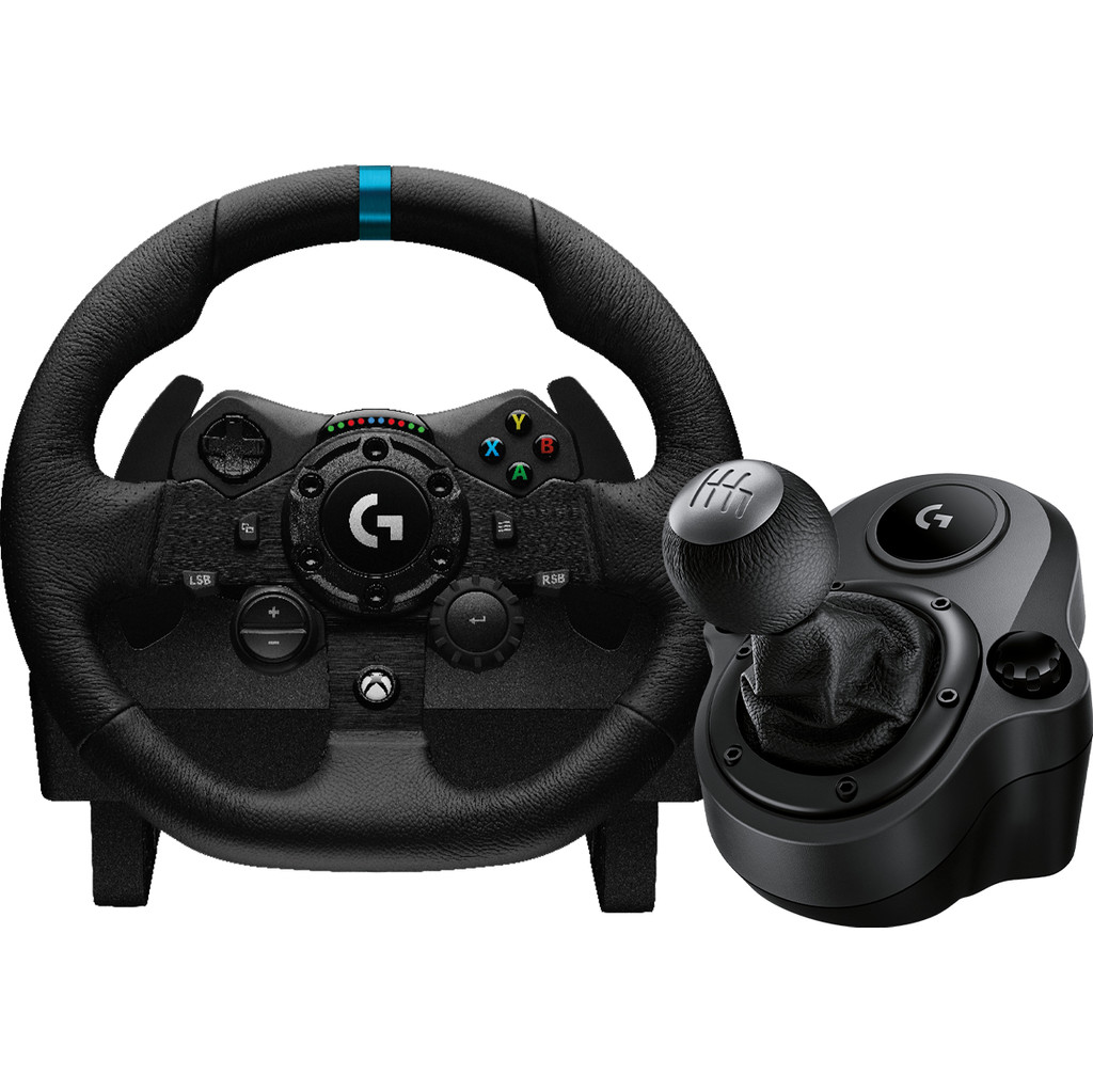 Coolblue Logitech G923 Trueforce voor Xbox en PC + Logitech Driving Force Shifter aanbieding