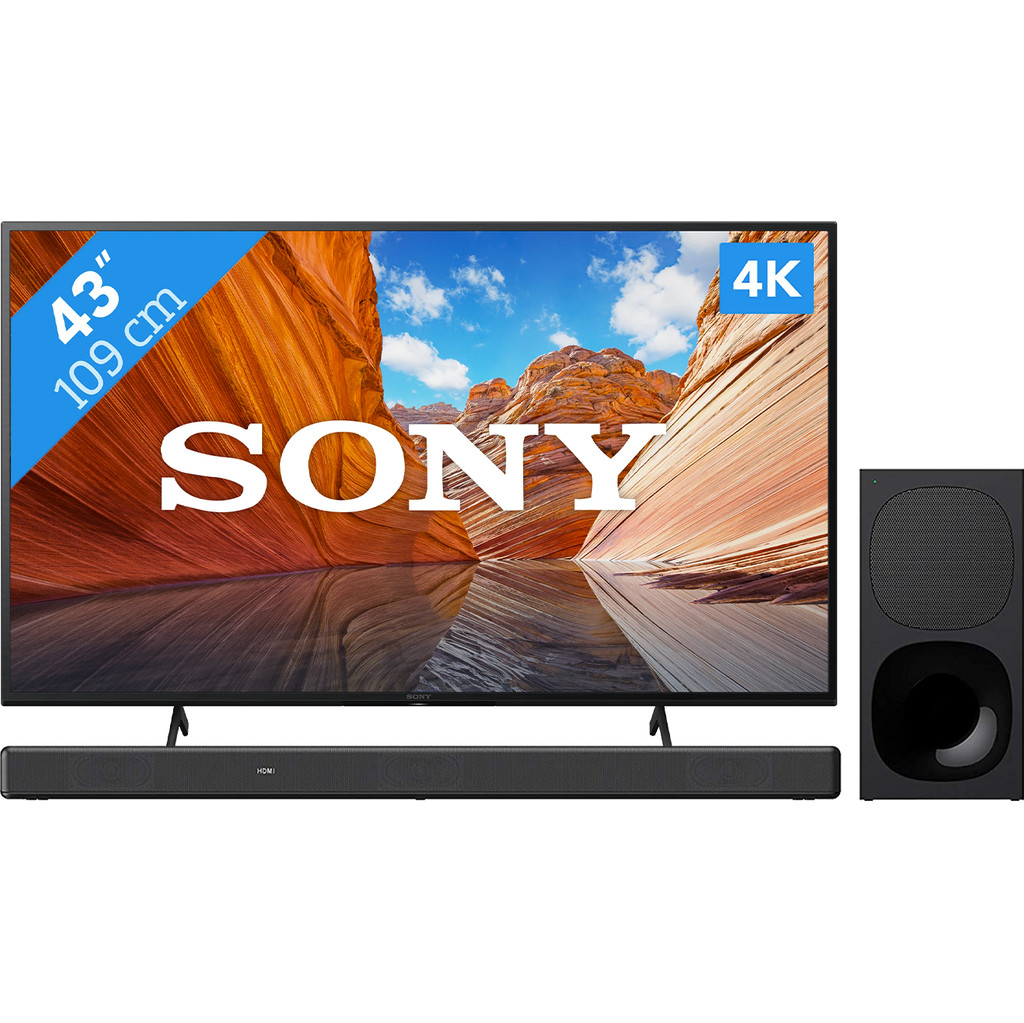 Sony KD-43X80J (2021) + Soundbar