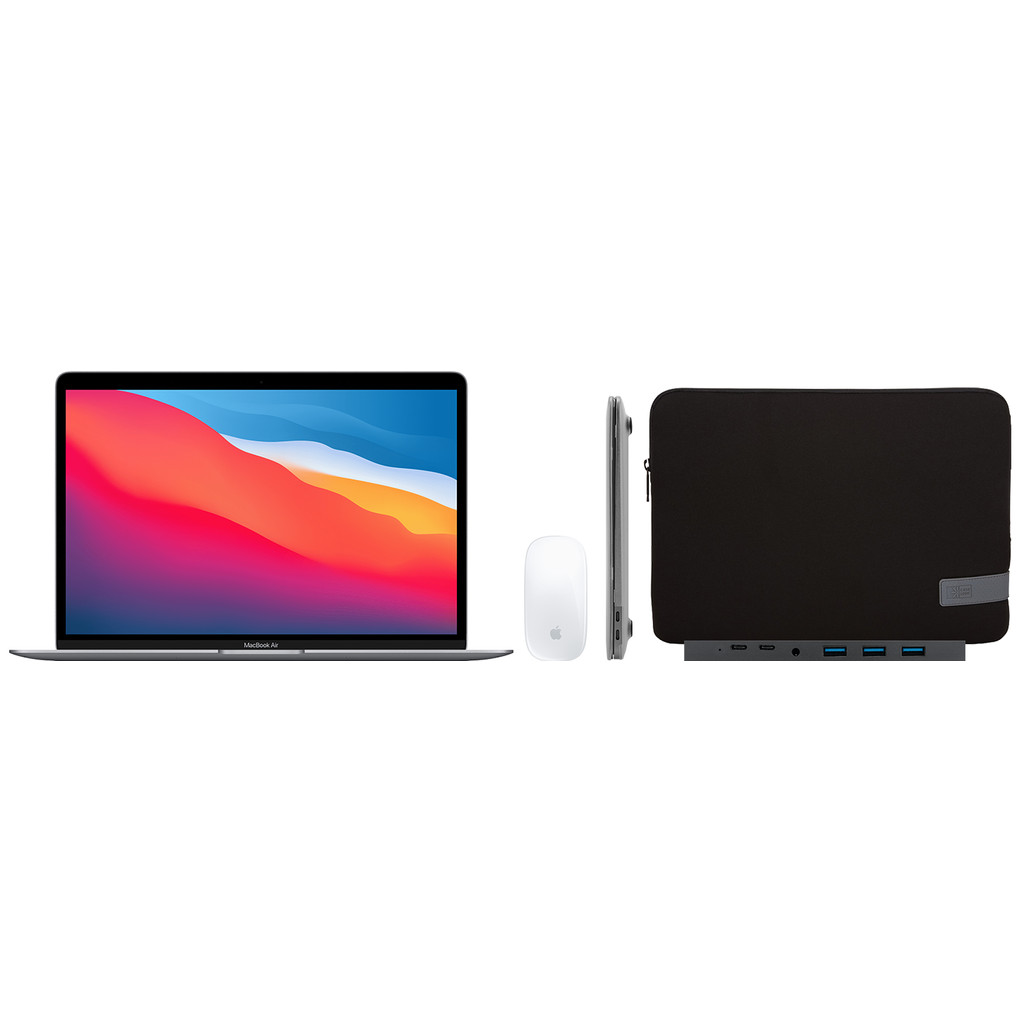 Apple MacBook Air (2020) MGN63N/A Space Gray + Accessoirepakket Plus