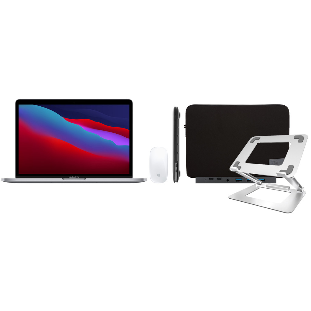 Apple MacBook Pro 13" (2020) 16GB/1TB Apple M1 Space Gray + Accessoirepakket Deluxe
