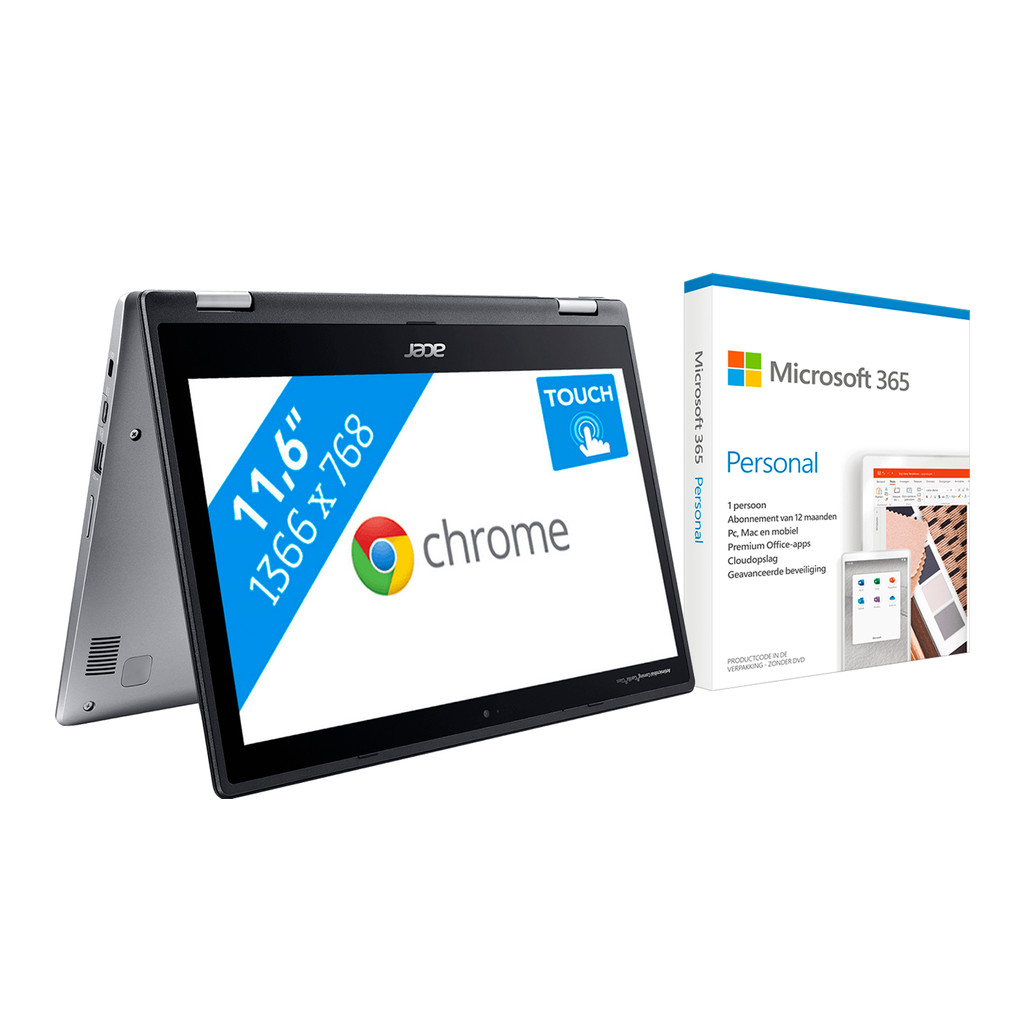 Acer Chromebook Spin 311 CP311-2H-C3DE + Microsoft 365 Personal