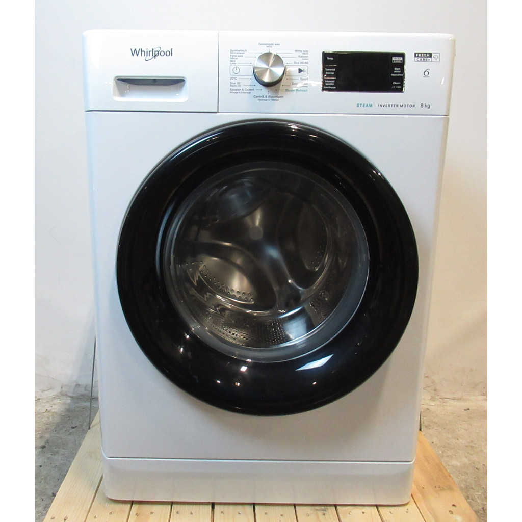 Whirlpool FFBBE 8638 BEV F wasmachine Voorbelading 8 kg 1600 RPM D Wit