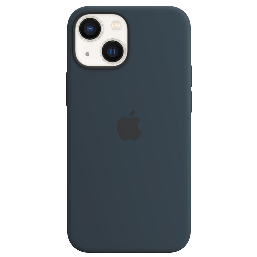 Apple iPhone 13 mini Back Cover met MagSafe Abyss-blauw