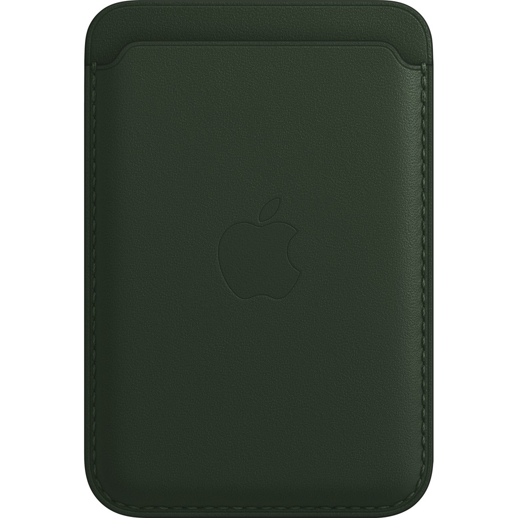 Apple Leren Kaarthouder voor iPhone met MagSafe Sequoia-groen