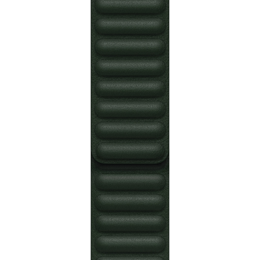 Apple Watch 38/40/41 mm Leather Link Horlogeband Sequoia-groen – Medium/Large