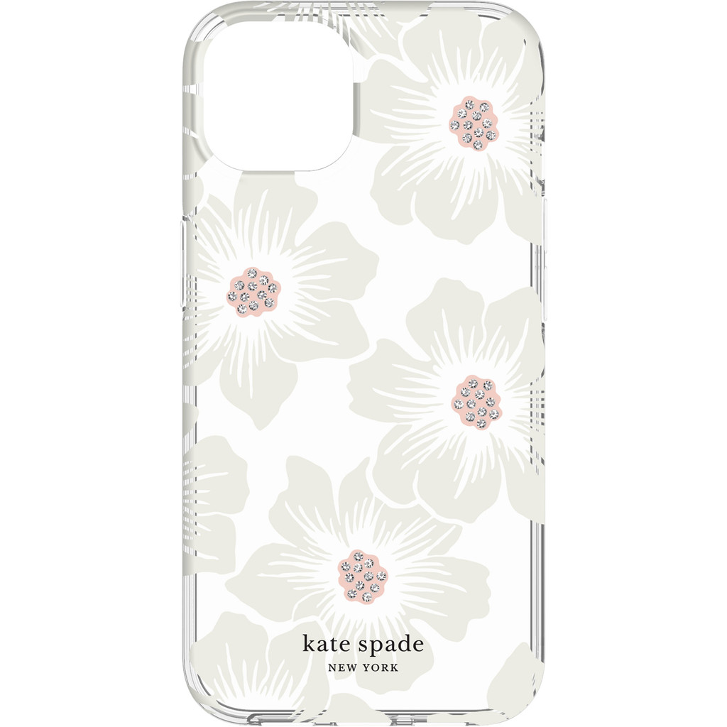 Kate Spade Hollyhock Floral Protective Hardshell iPhone 13 Back Cover