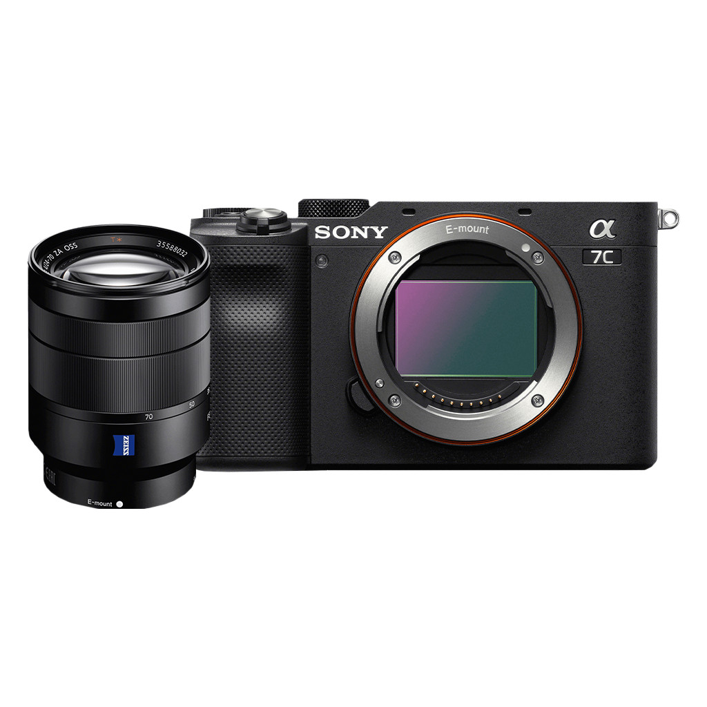 Coolblue Sony A7C Zwart + 24-70mm f/4.0 aanbieding