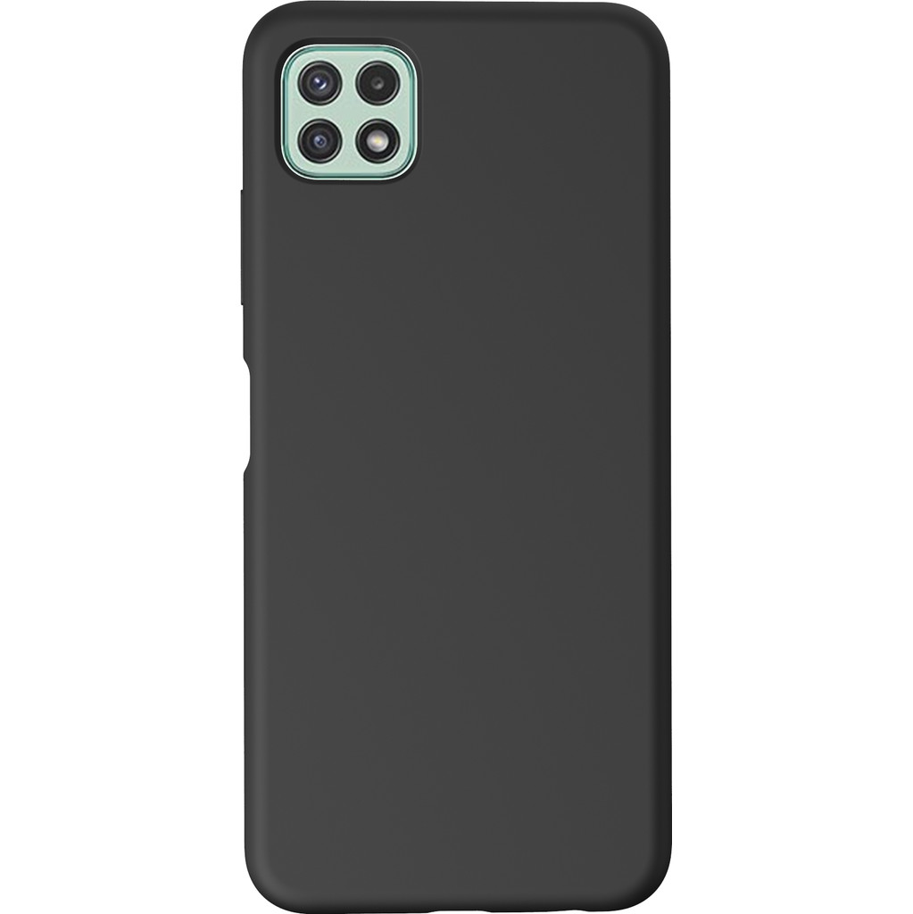 Azuri Samsung Galaxy A22 Back Cover Siliconen Zwart