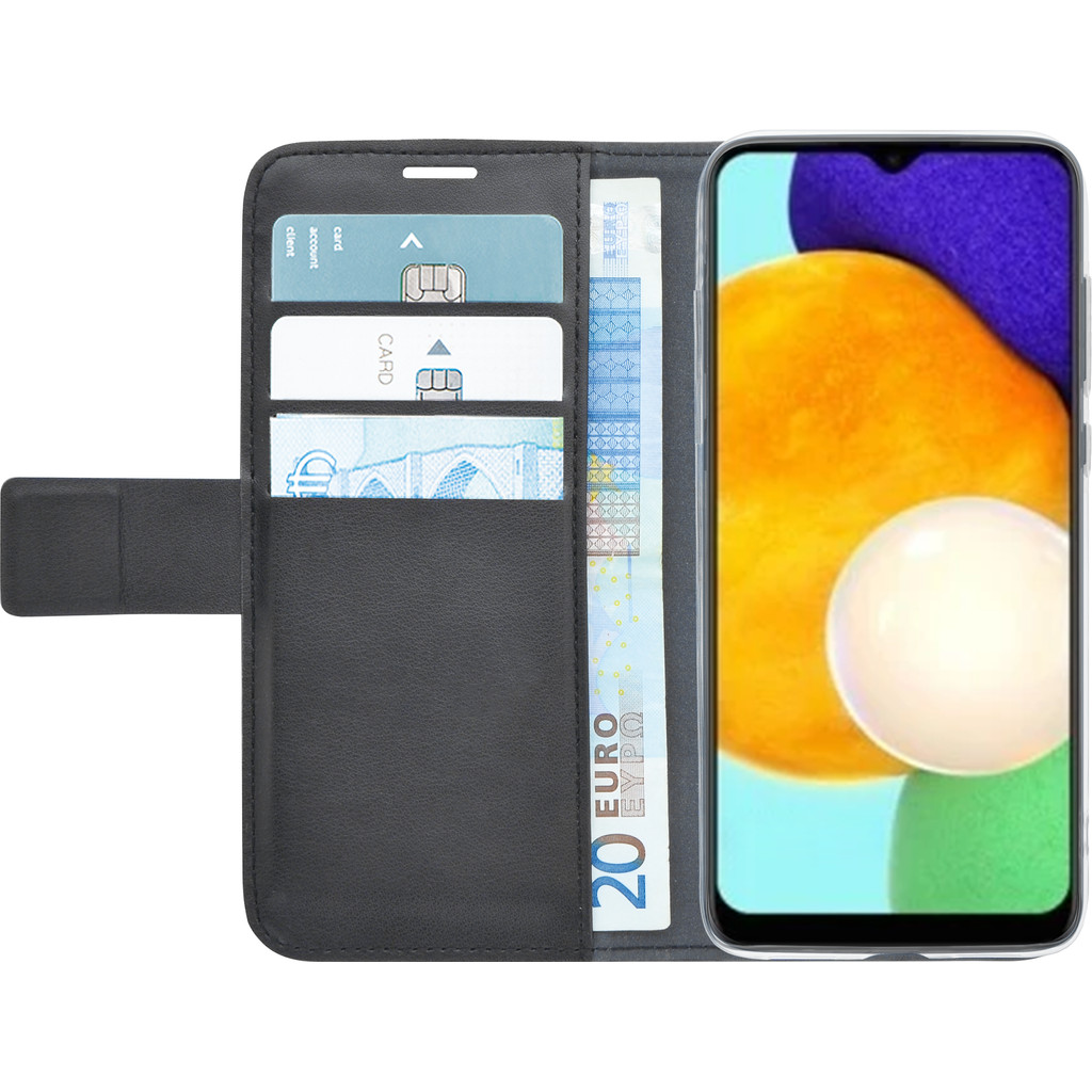 Azuri Wallet Samsung Galaxy A03s Book Case Zwart
