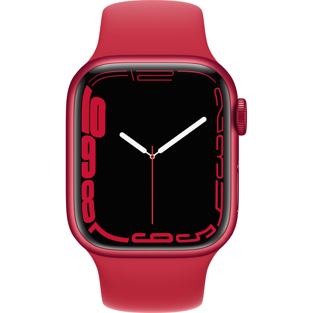 Apple Watch Series 7 41mm RED Aluminium RED Sportband