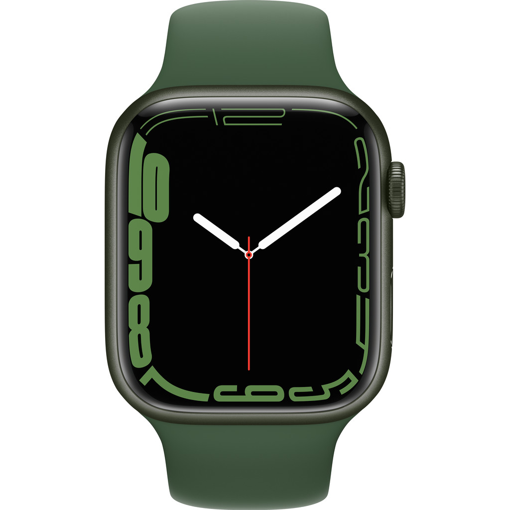 Apple Watch Series 7 45mm Groen Aluminium Groene Sportband