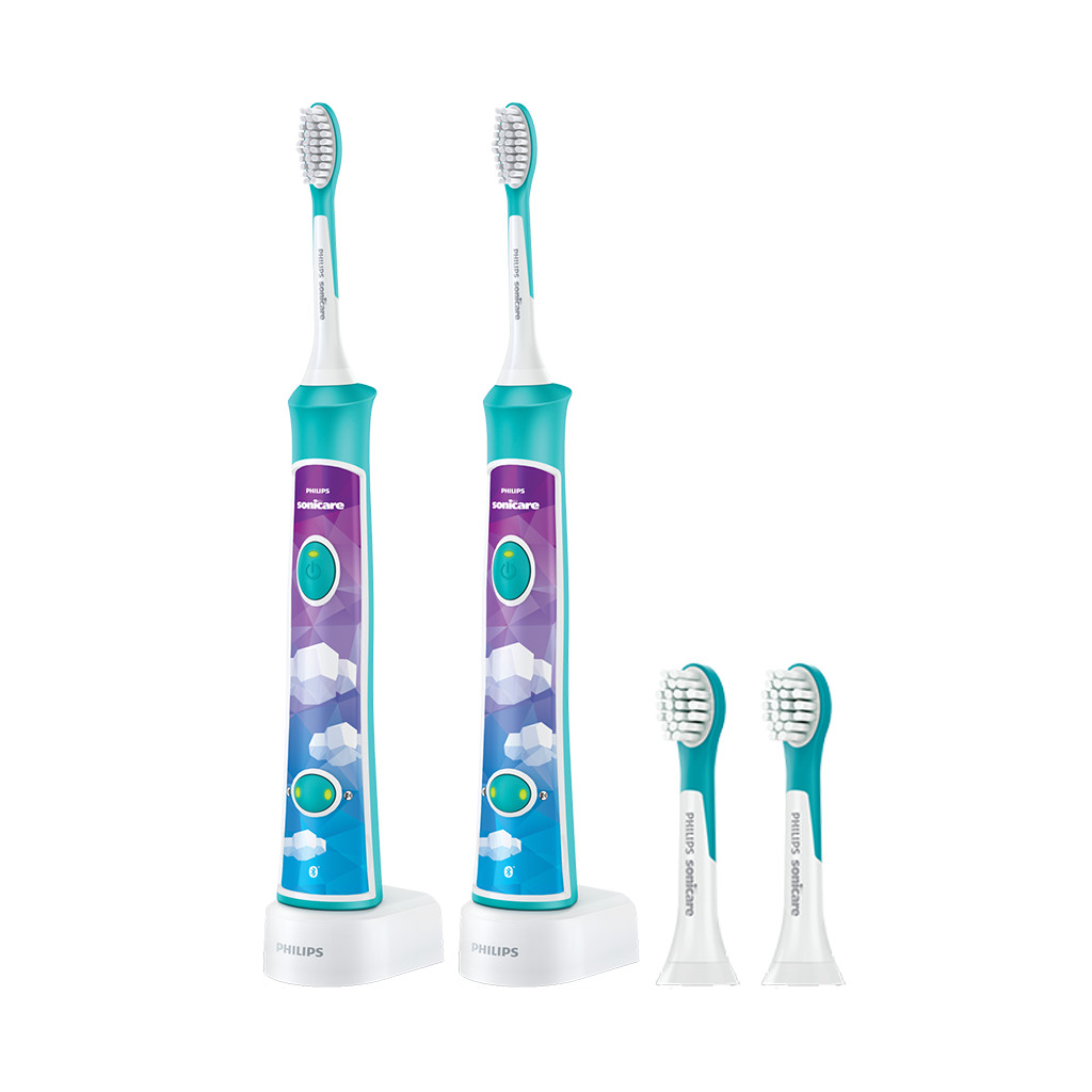 Coolblue Philips Sonicare for Kids Connected HX6322/04 Duo Pack aanbieding
