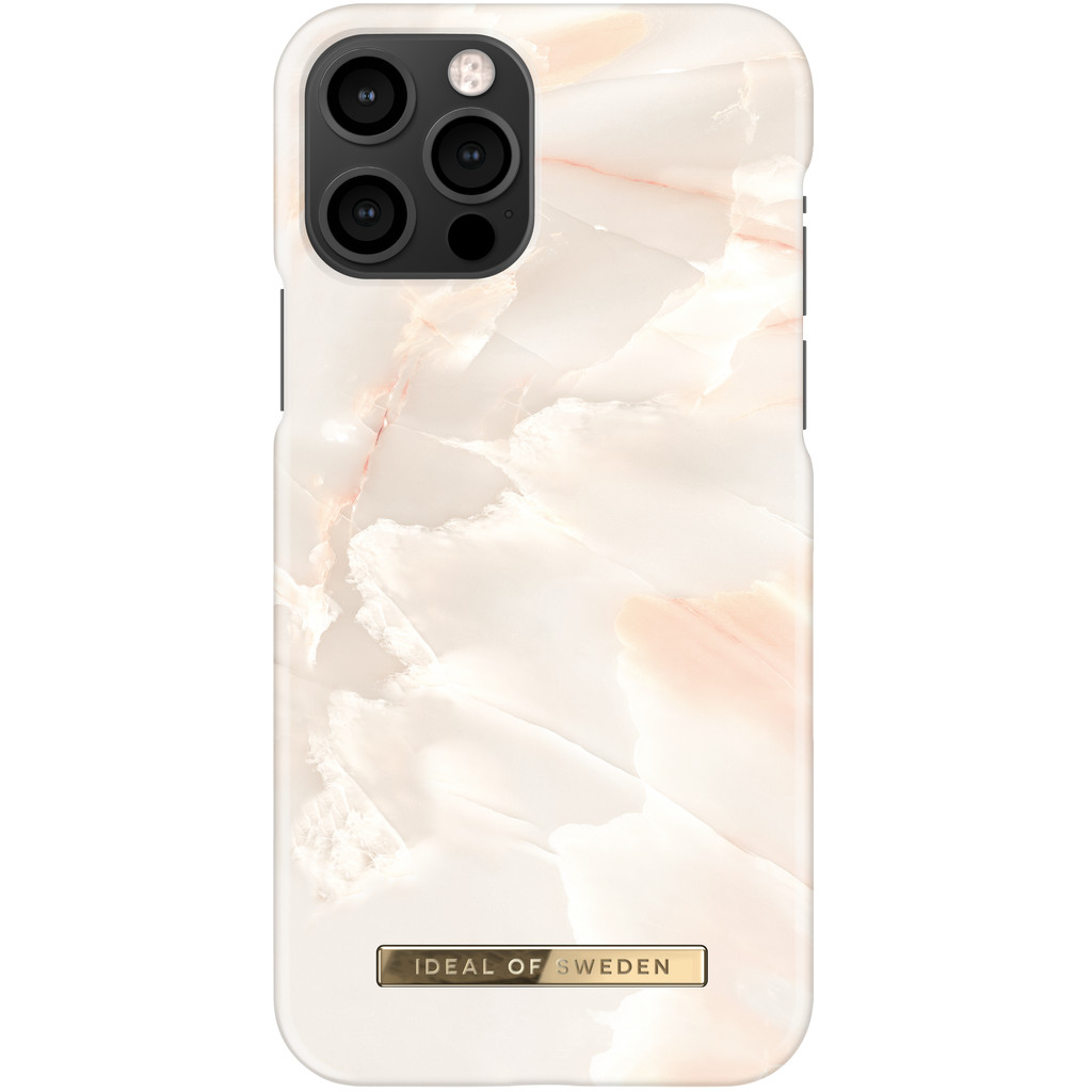 Ideal of Sweden Rose Pearl Marble Apple iPhone 12 / 12 Pro Back Cover