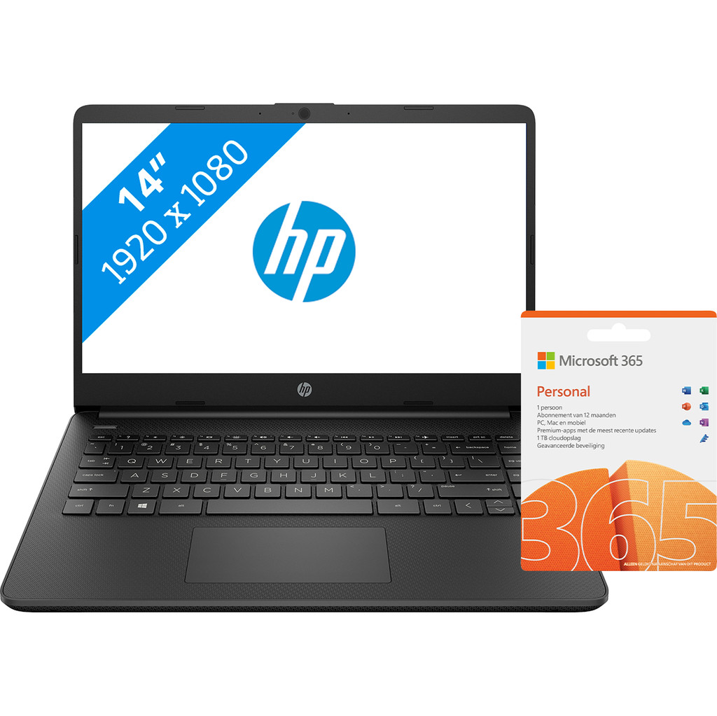 HP 14s-dq0900nd + Microsoft 365 personal