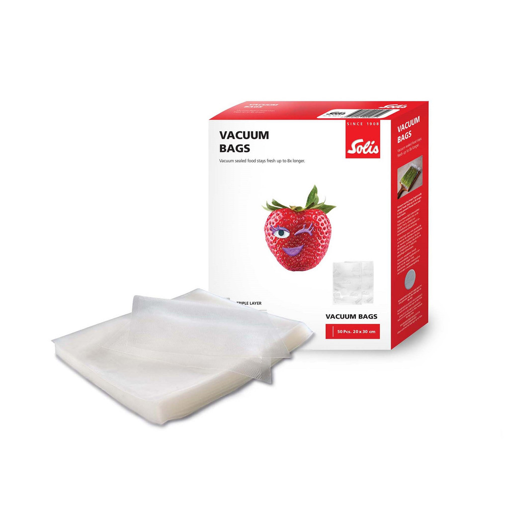 Afbeelding van product Solis 20X30 Vacuum Opbergzakken - 20 x 30 cm - 50 stuks Folielasser
