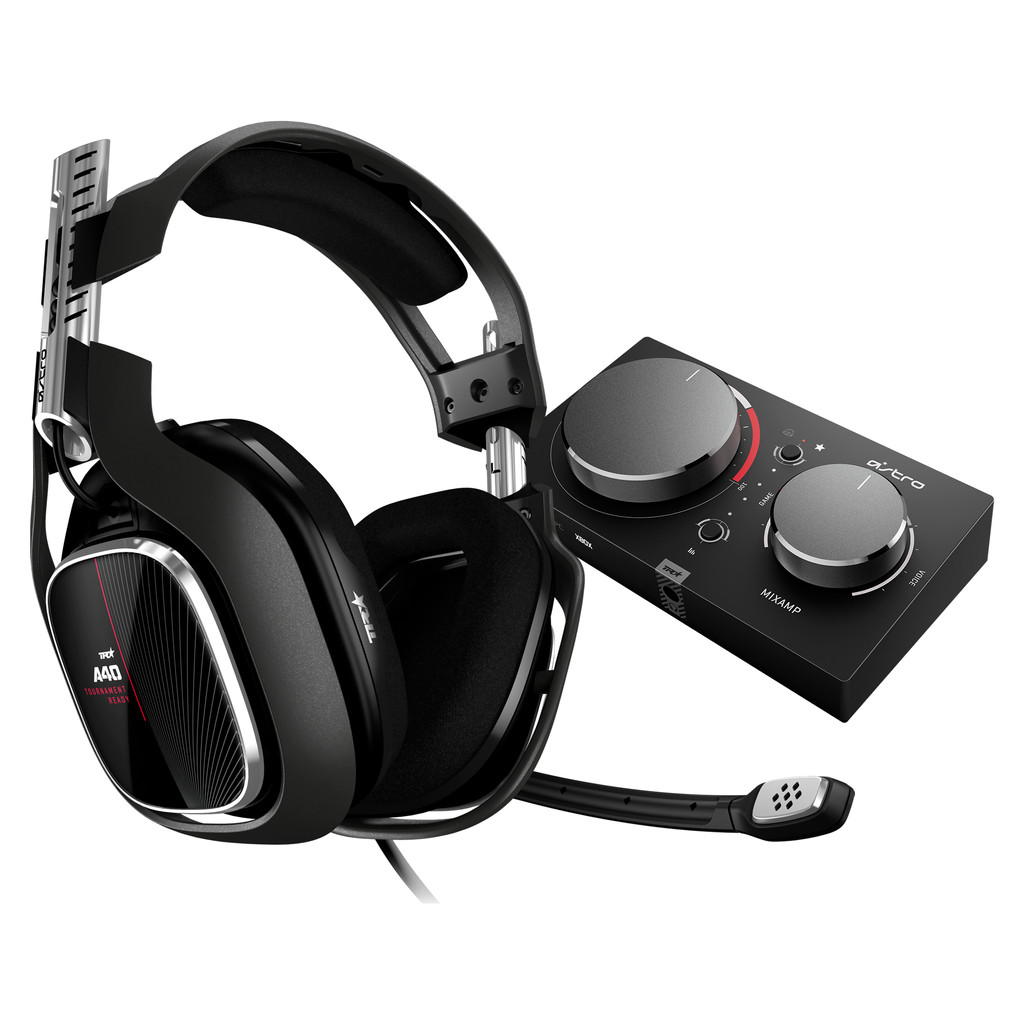 Astro Gaming A40 TR + MixAmp Pro Gaming headset 3.5 mm jackplug, USB Kabelgebonden Over Ear Zwart, R