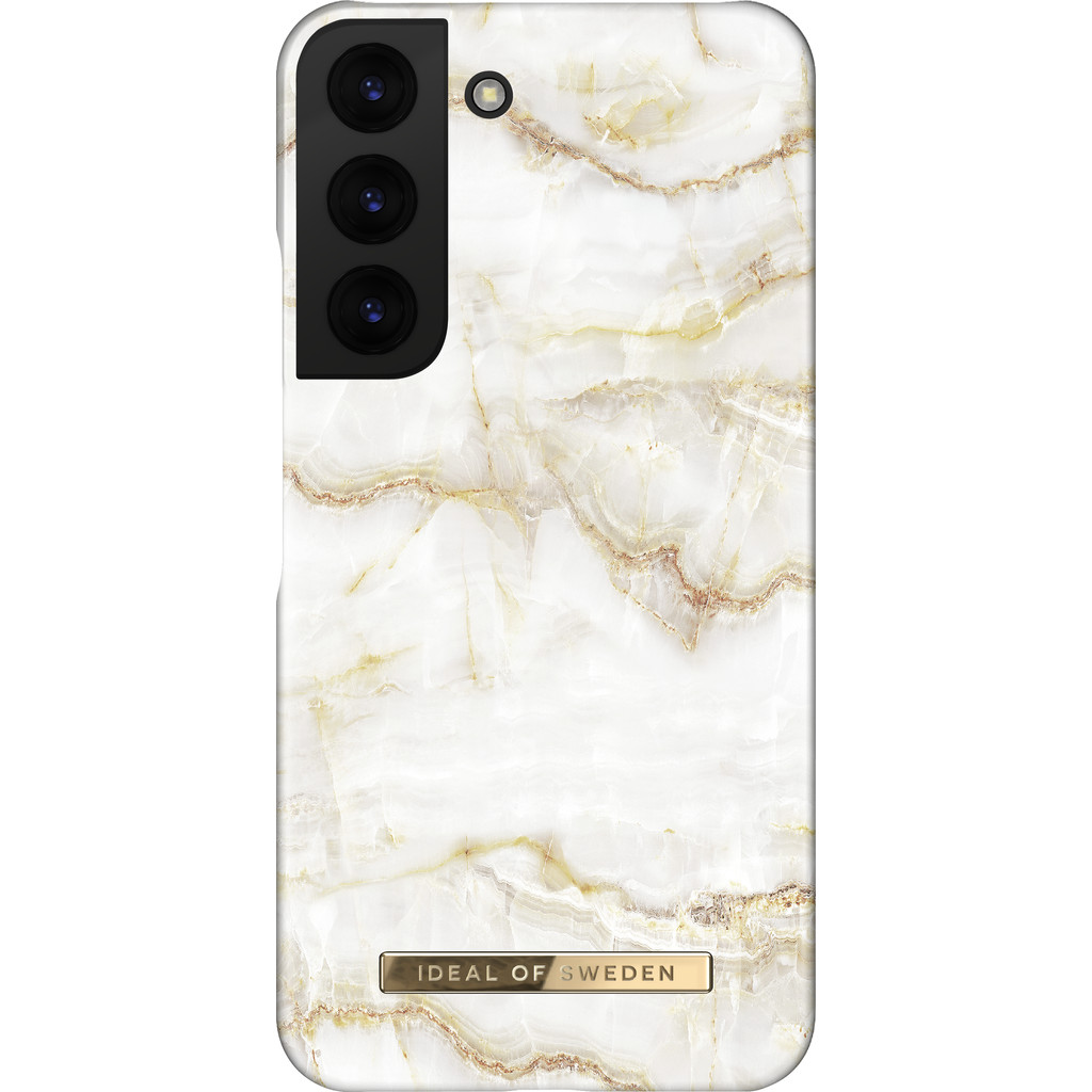 iDeal Of Sweden Fashion Case Samsung Galaxy S22 Golden Pearl Marble