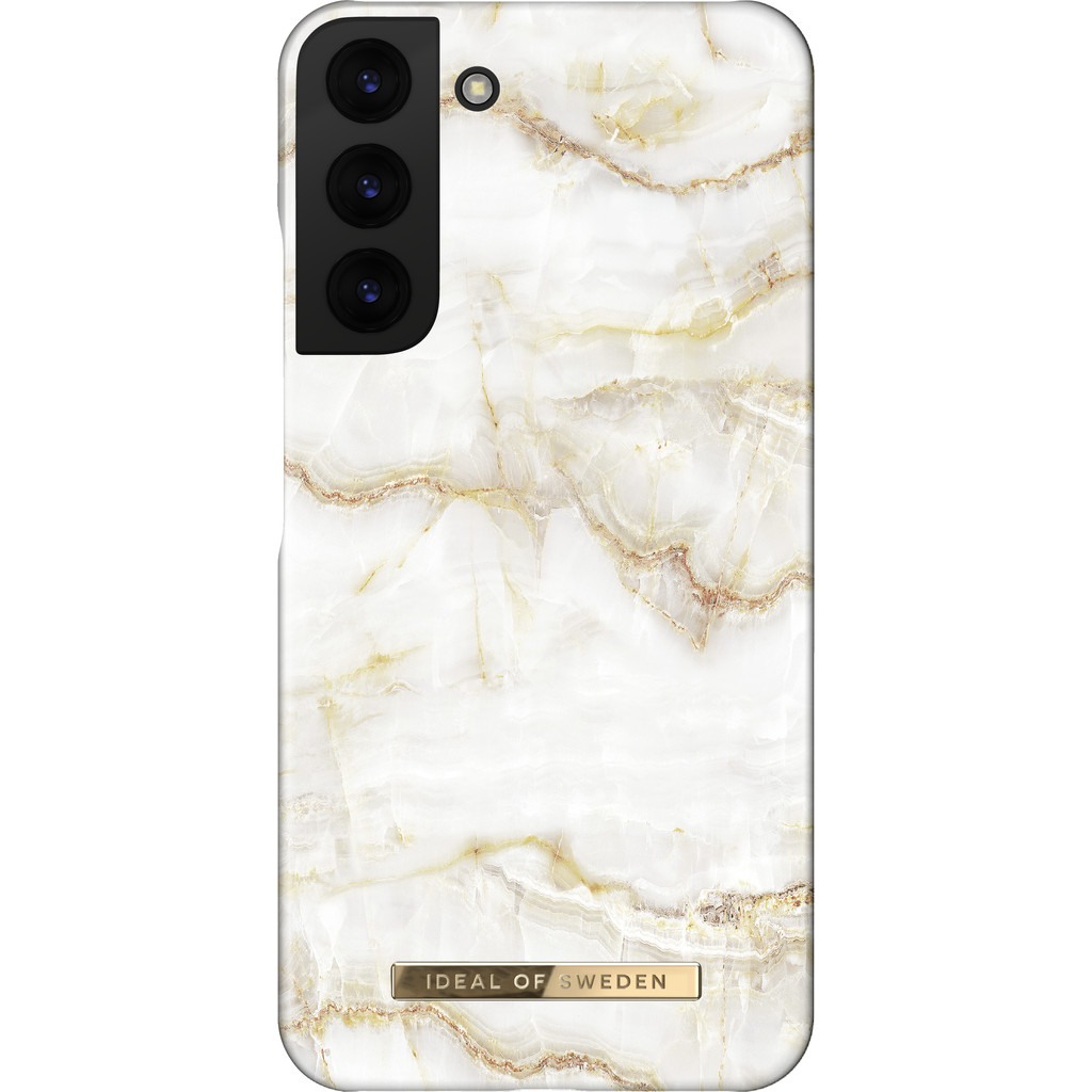iDeal Of Sweden Fashion Case Samsung Galaxy S22+ Golden Pearl Marble
