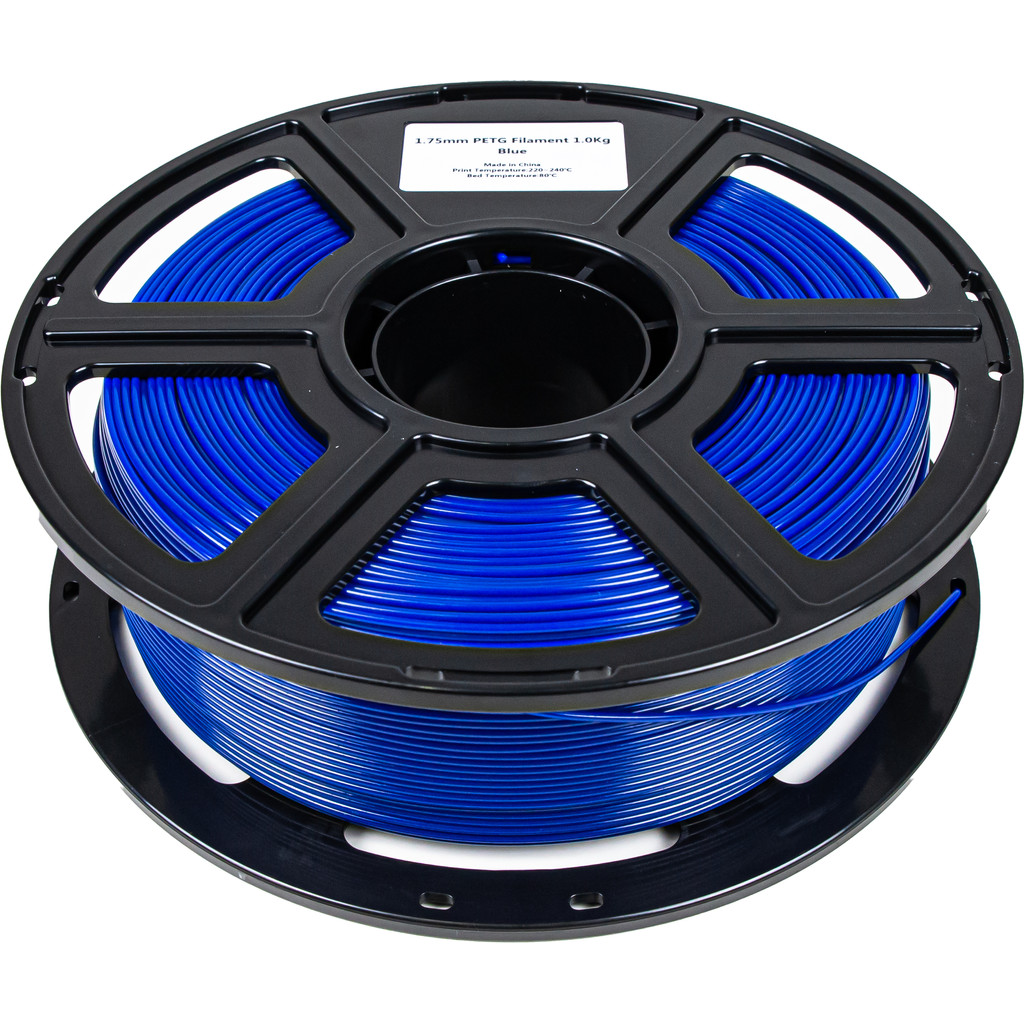 Maertz 8084 Budget PETG Blau 1,75 mm 1 KG Filament PETG 1.75 mm 1000 g Blauw 1000 g