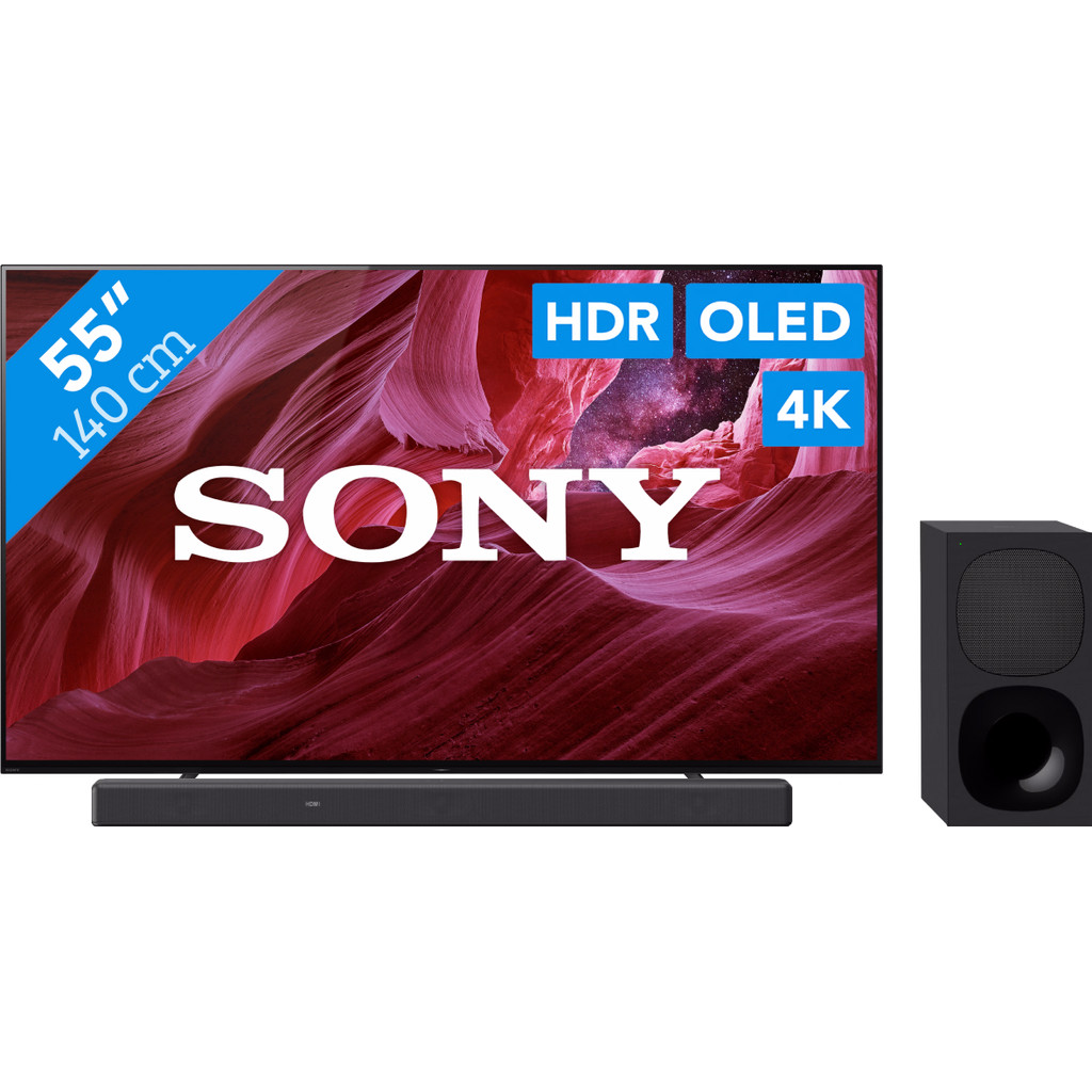 Sony OLED KE-55A8P + Soundbar