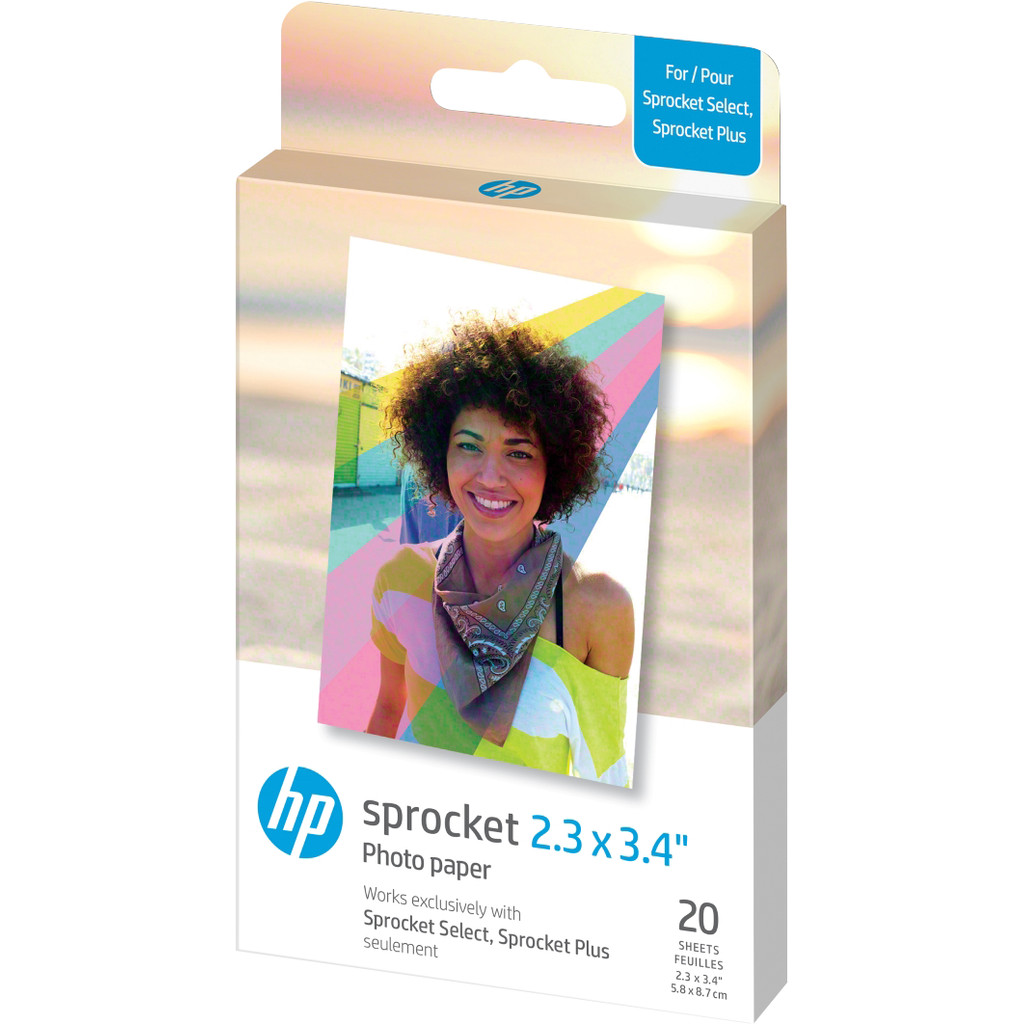 HP Sprocket Select ZINK Fotopapier 20 Pack