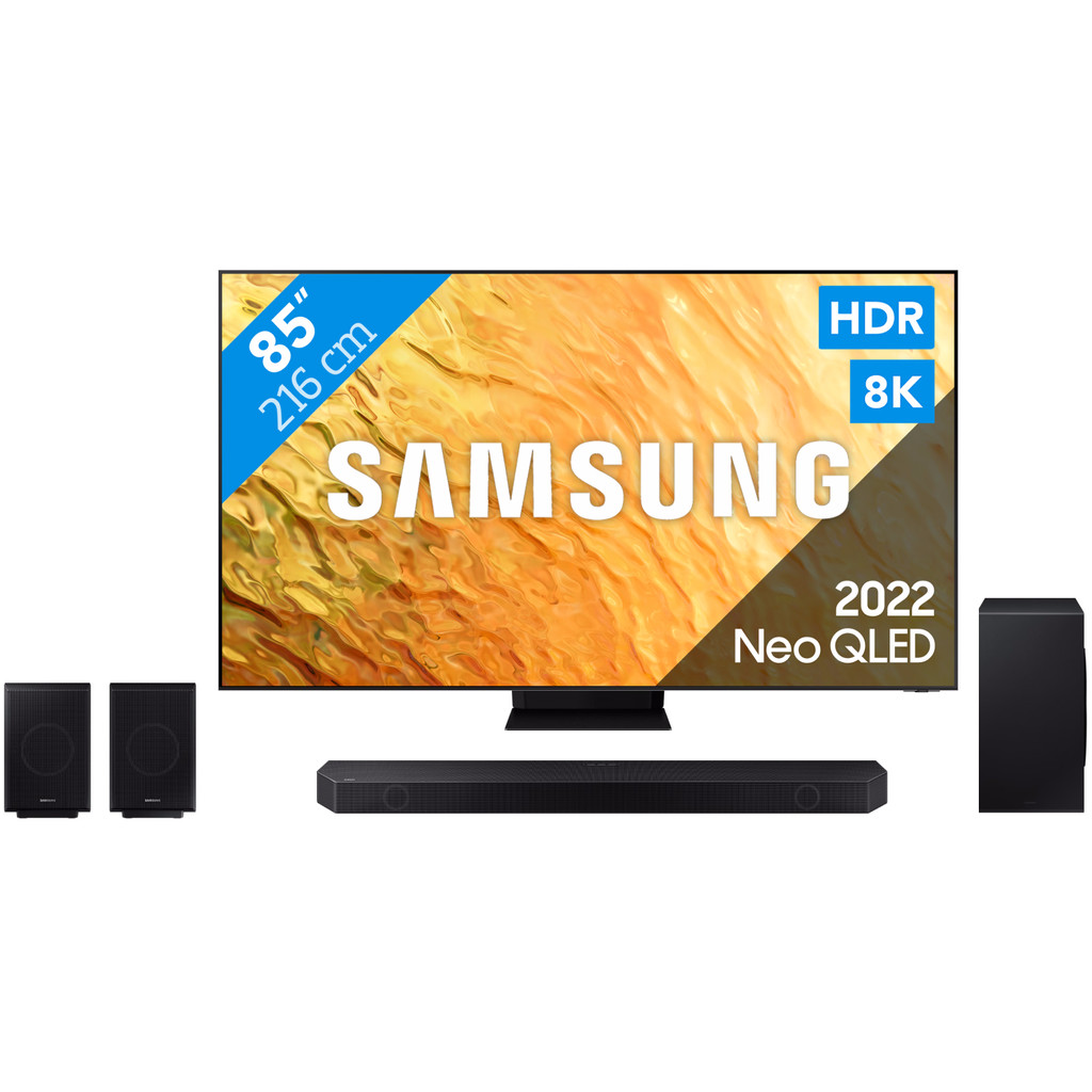 Samsung Neo QLED 8K 85QN800B (2022) + Soundbar