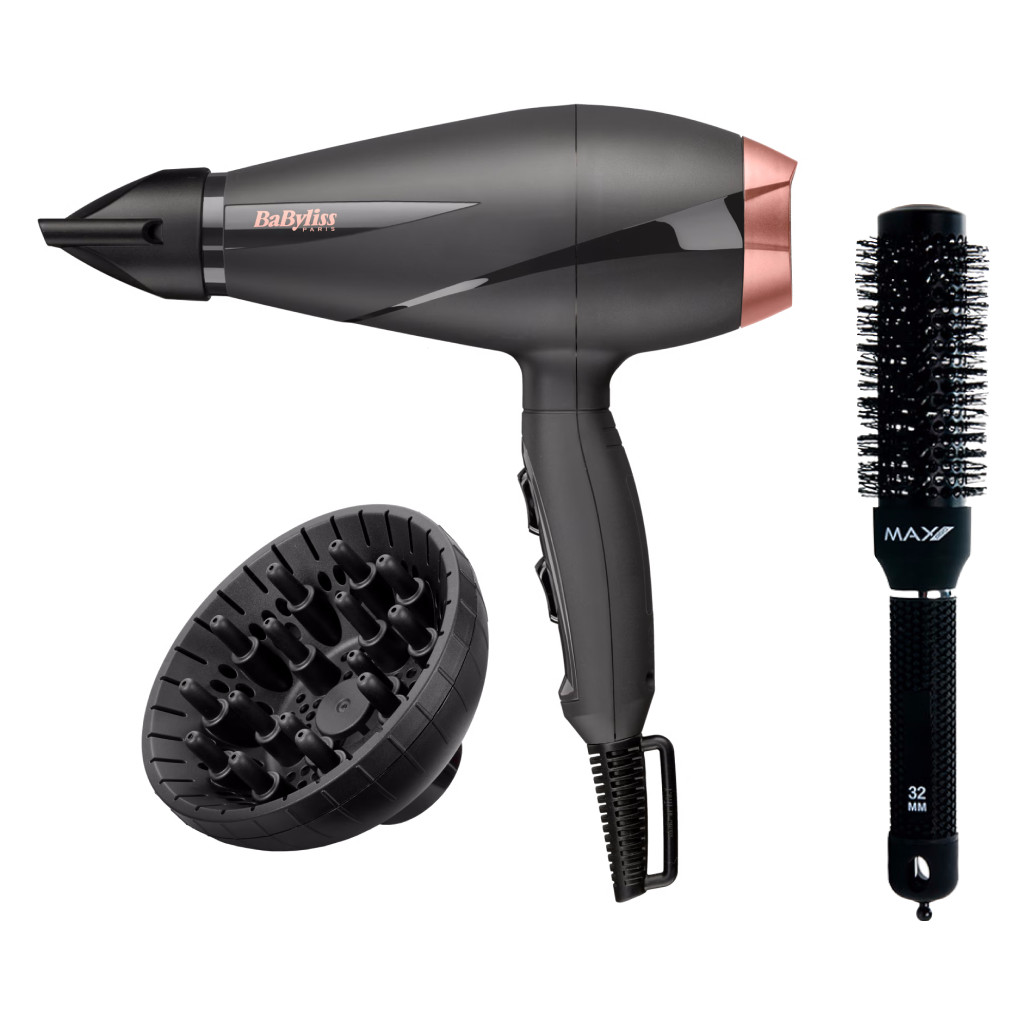 Coolblue BaByliss Smooth Pro 2100 6709DE + Max Pro Ceramic Radial Brush - 32 mm aanbieding