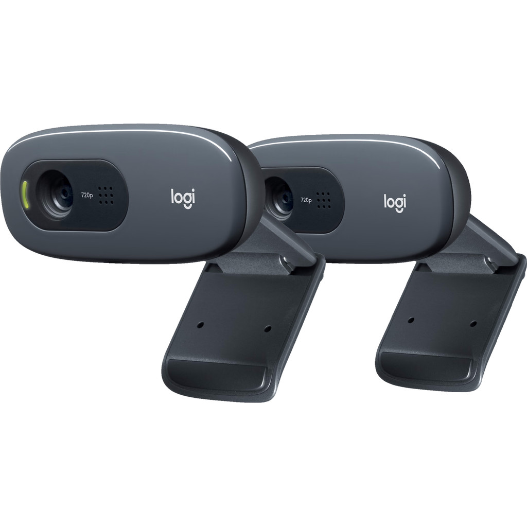 Logitech C270 HD-Webcam 2-pack