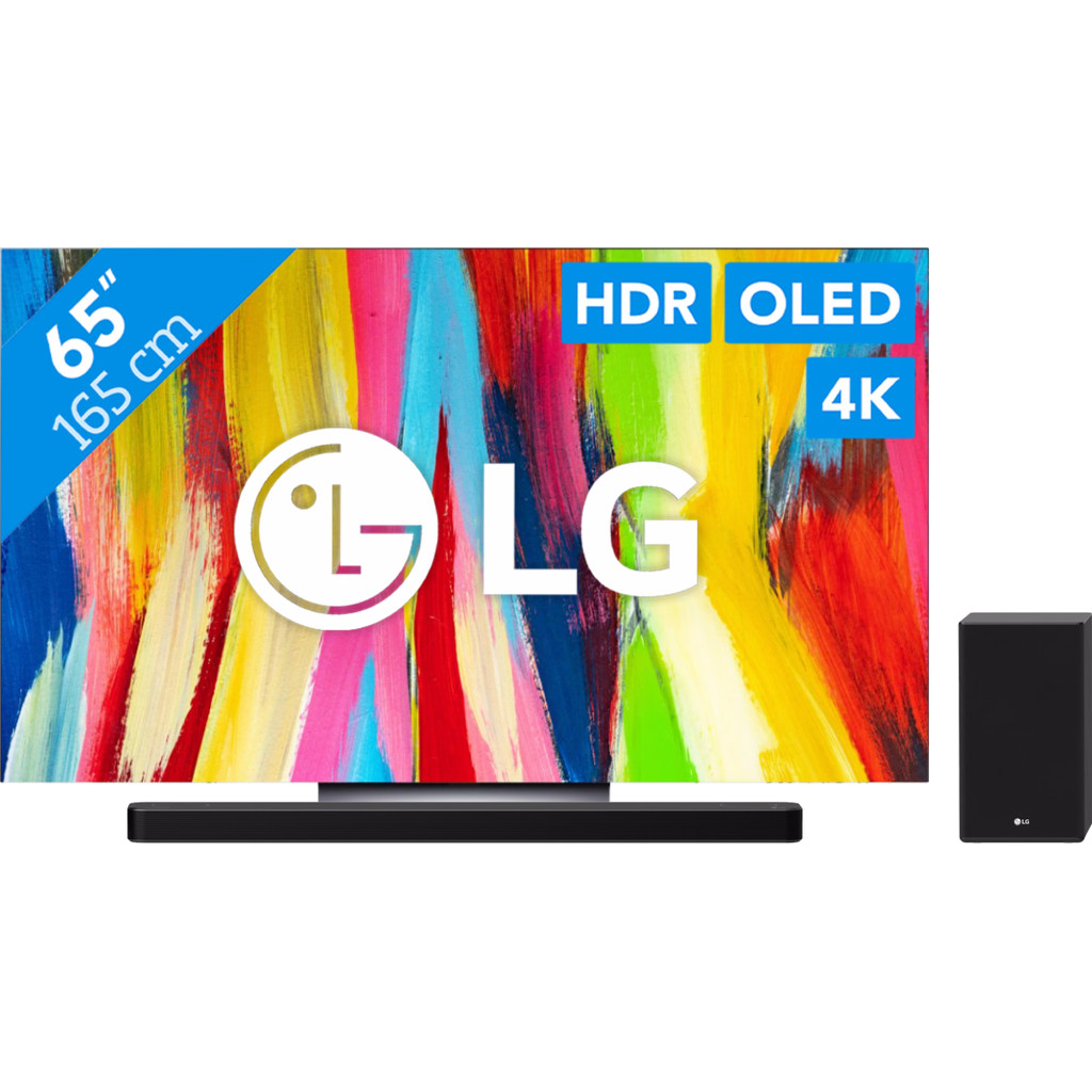 Coolblue LG OLED65C24LA (2022) + Soundbar aanbieding