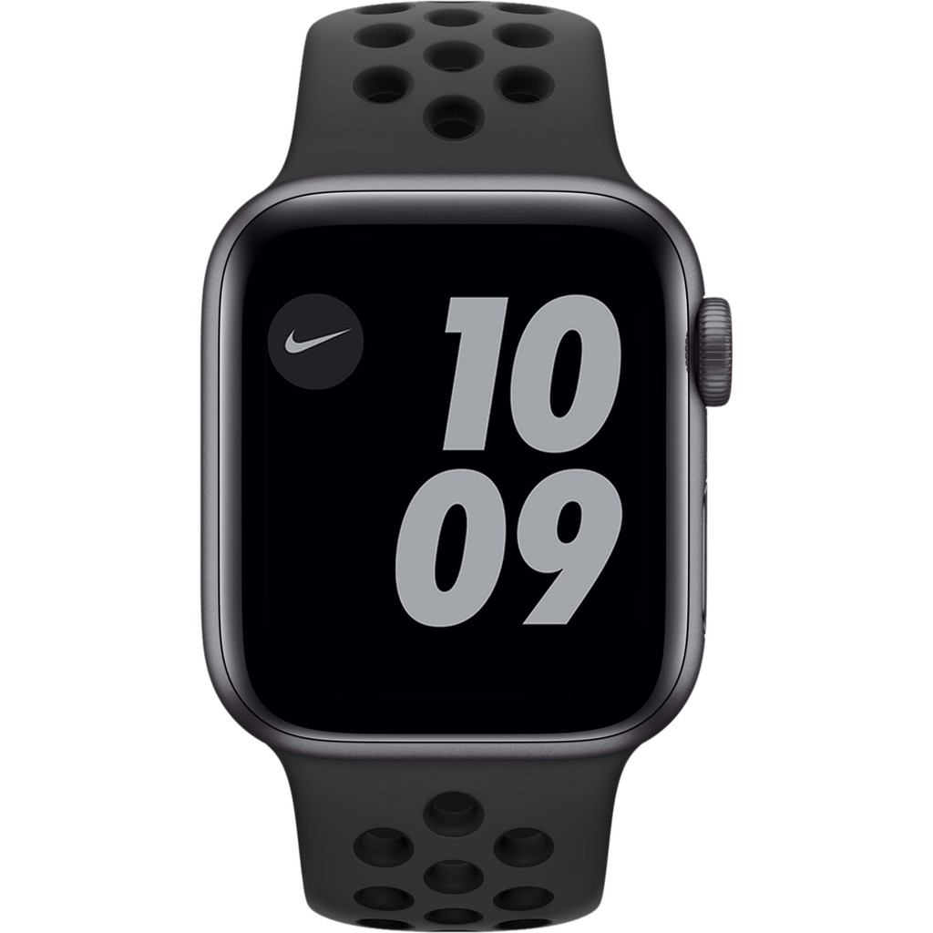 Apple Watch Nike SE 4G 40mm Space Gray Aluminium Zwarte Sportband