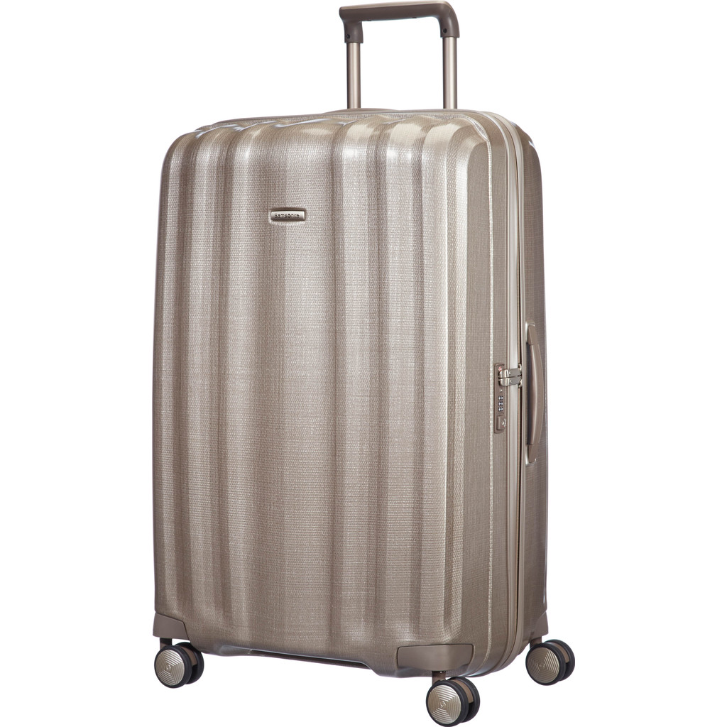Samsonite Lite Cube Spinner 82Cm Ivory Gold samsonite kopen in de aanbieding Samsonite Lite Cube Spinner 82Cm Ivory Gold samsonite kopen in de aanbieding
