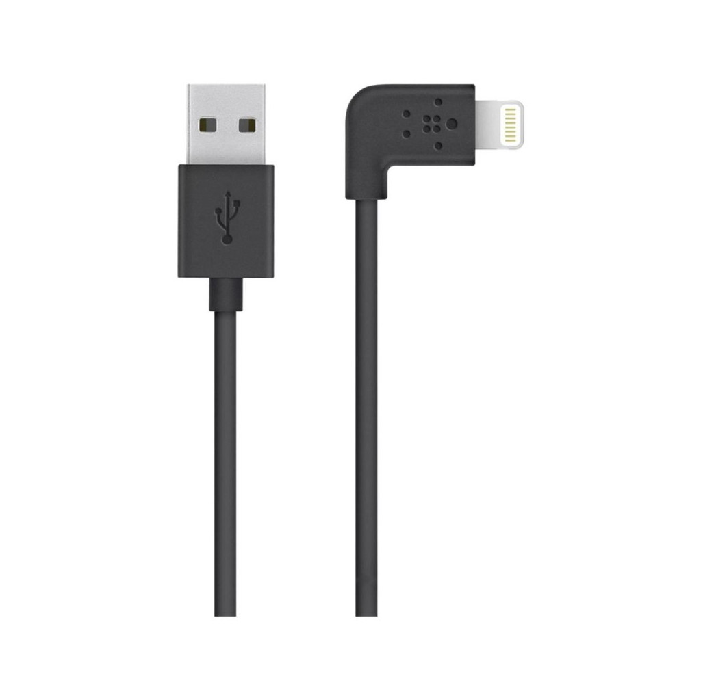 Belkin 90 Graden Lightning Usb Kabel Zwart belkin kopen in de aanbieding Belkin 90 Graden Lightning Usb Kabel Zwart belkin kopen in de aanbieding