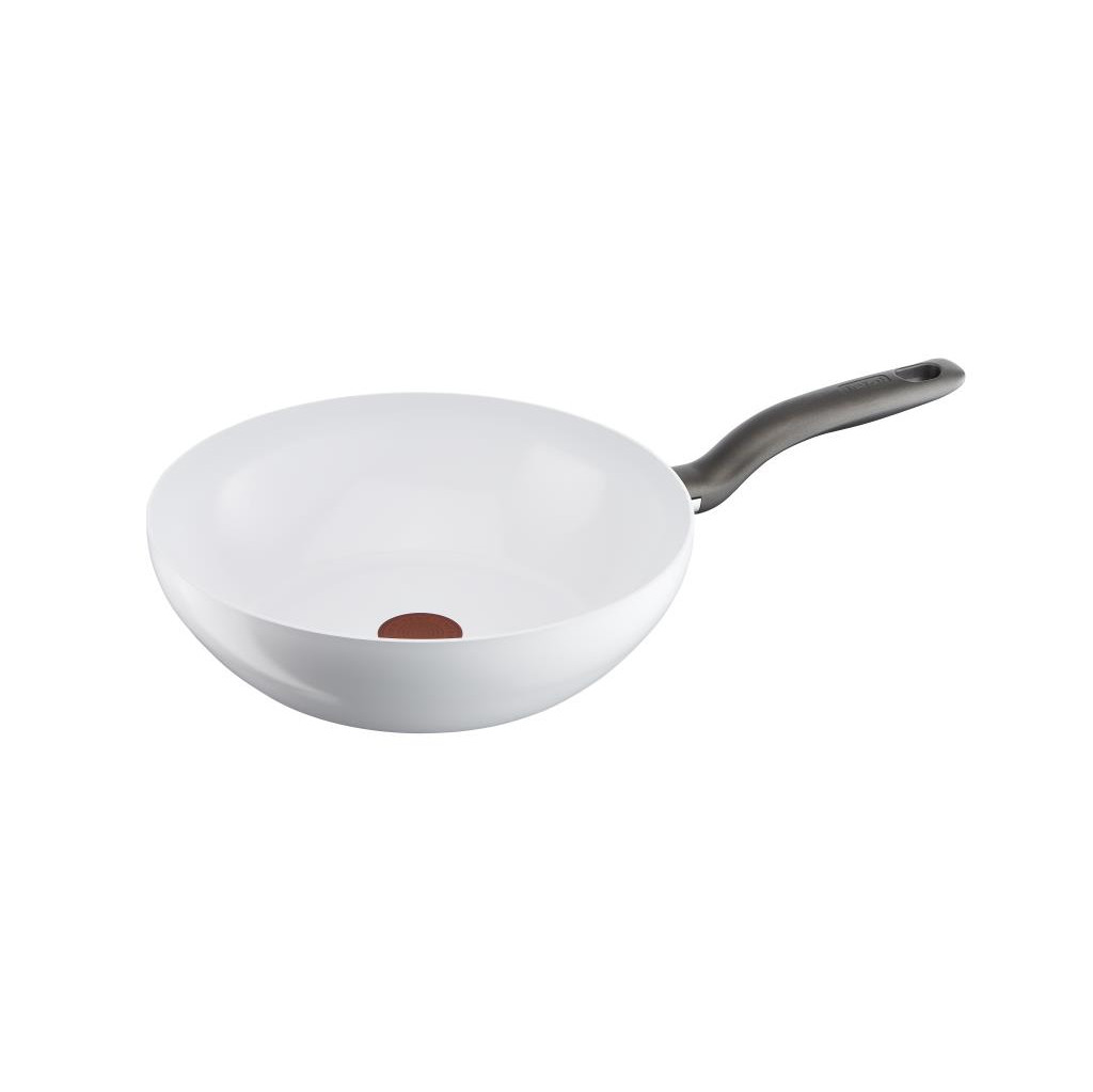 Tefal Ceramic Control White Induction Wokpan 28 cm