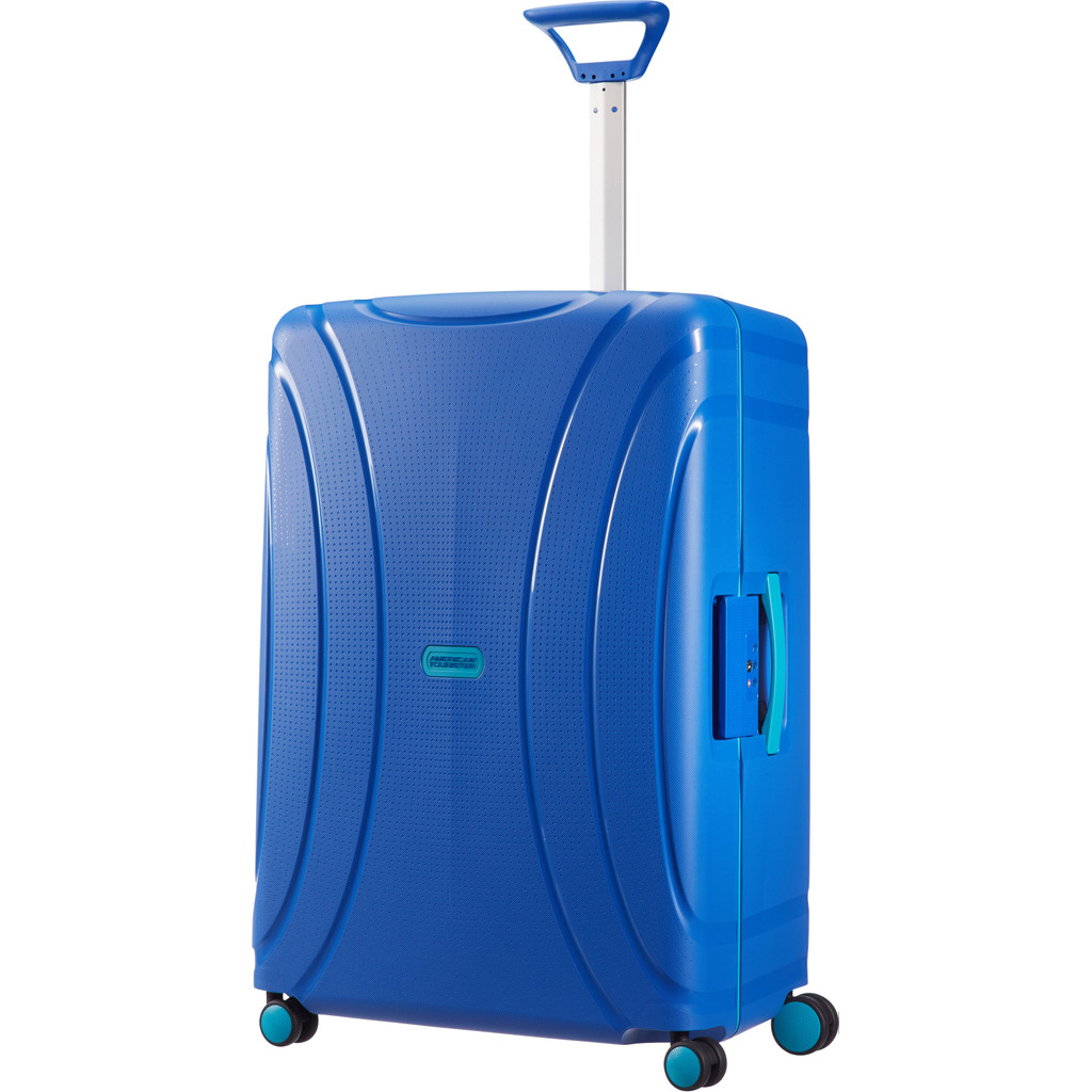 American Tourister Lock N Roll Spinner 75Cm Skydiver Blue american tourister kopen in de aanbieding
