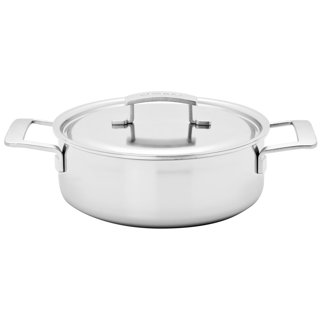 Demeyere Industry Lage Kookpan met Deksel 24 cm