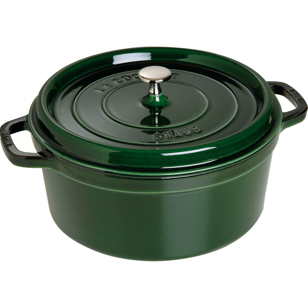 Staub Ronde Stoof-/Braadpan 28 cm Basilicum