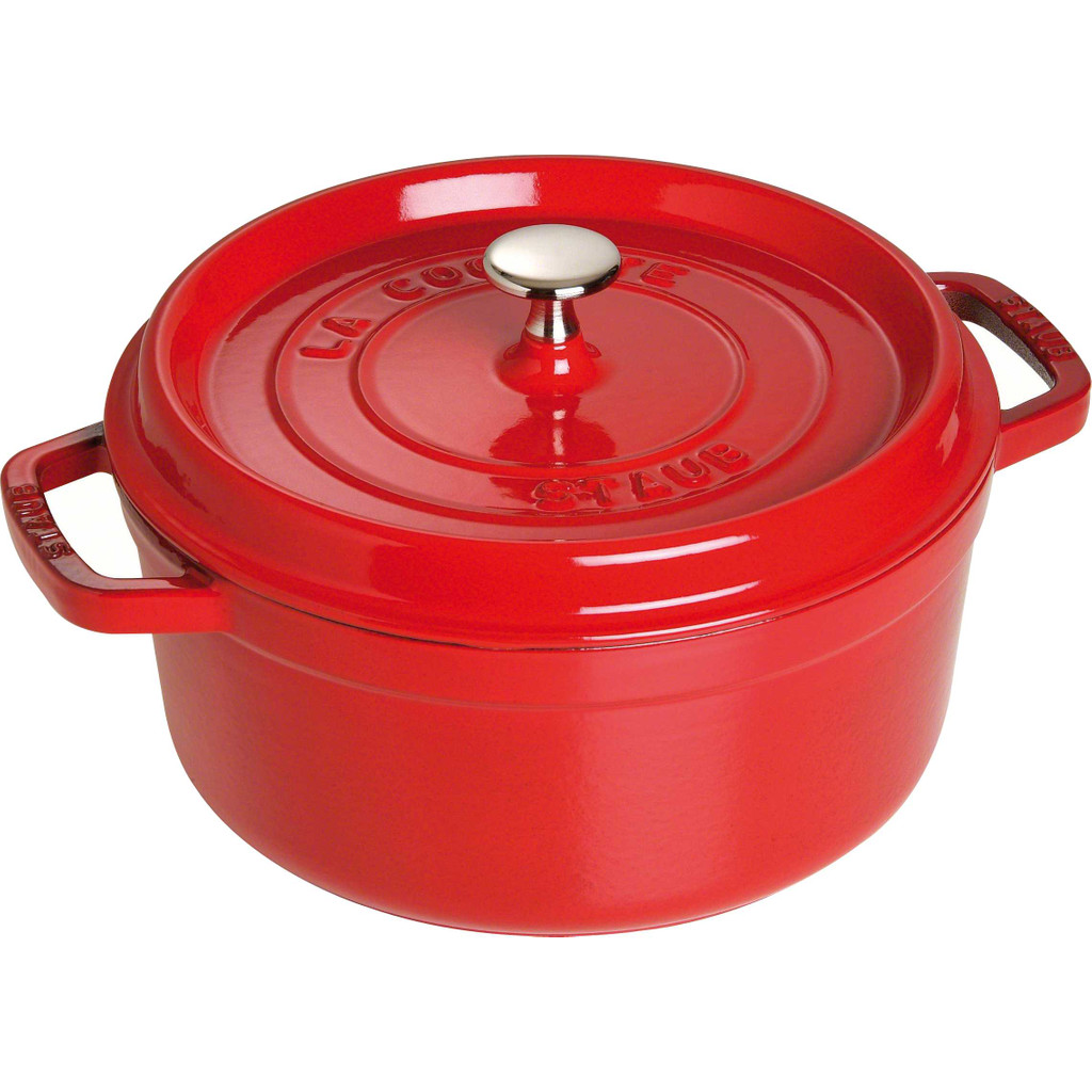 Staub Ronde Stoof-/Braadpan 26 cm Kers