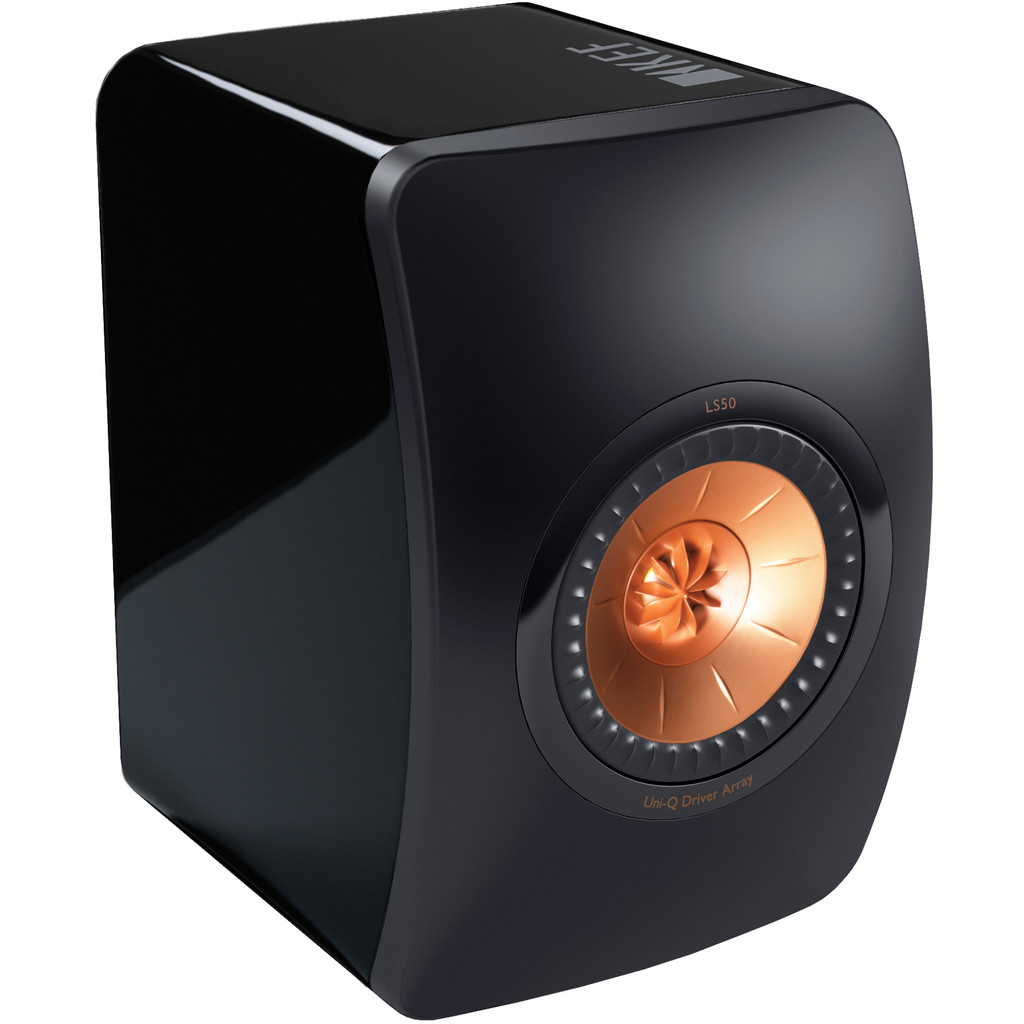 KEF LS50 Hoogglans Zwart (per paar)