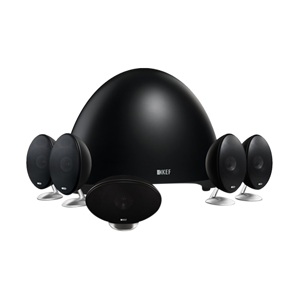 KEF E305 Zwart (set)