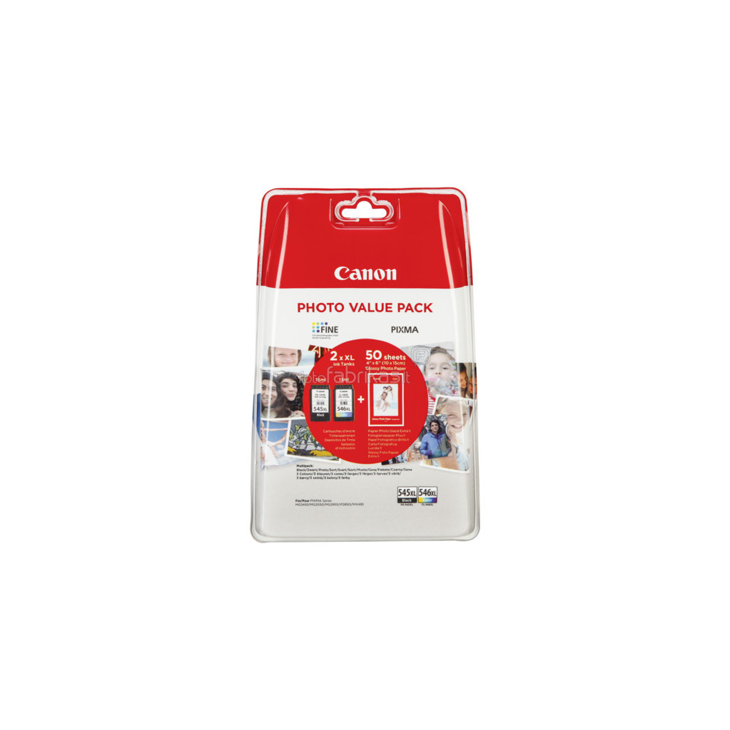 Canon Pg 545Xlcl 546Xl Value Pack 8286B006 canon kopen in de aanbieding