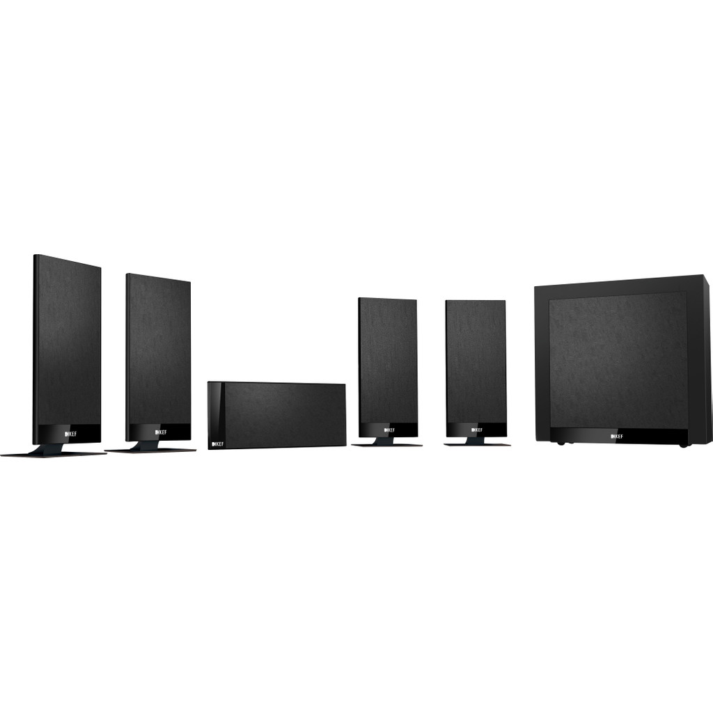 KEF T105 Zwart (set)