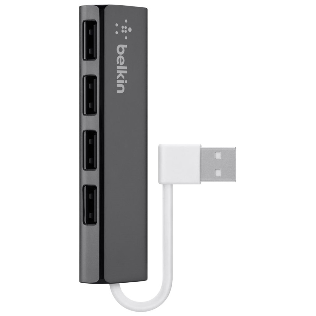 Belkin 4 Poorts Slim Usb 20 Travel Hub belkin kopen in de aanbieding