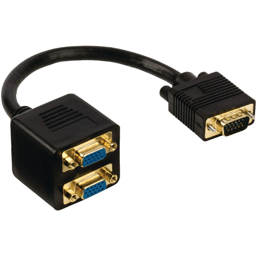 Valueline Vga Splitter Male 2X Female 02 valueline kopen in de aanbieding